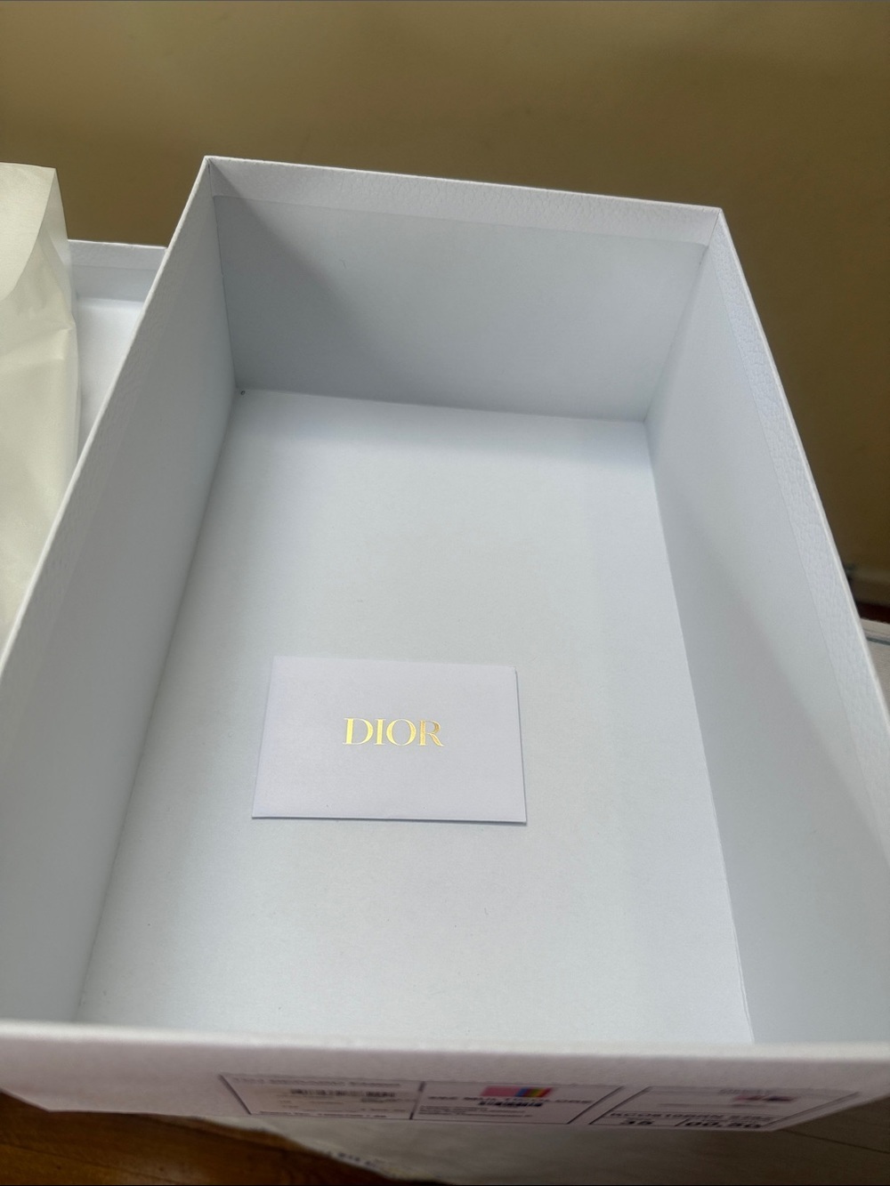 Dior White Empty Shoe Box and Shopping Bag - Picture 11 of 11